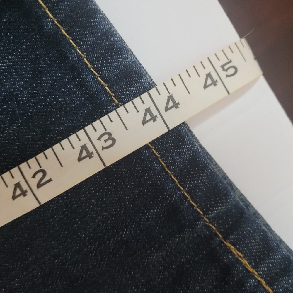 Levi's 559 Mens Dark Wash Jeans Denim Size 38x32 100% Cotton DETACHED BELT LOOP - Picture 13 of 15
